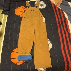 OshKosh B’gosh Boys Fleece Lined Corduroy Overalls
